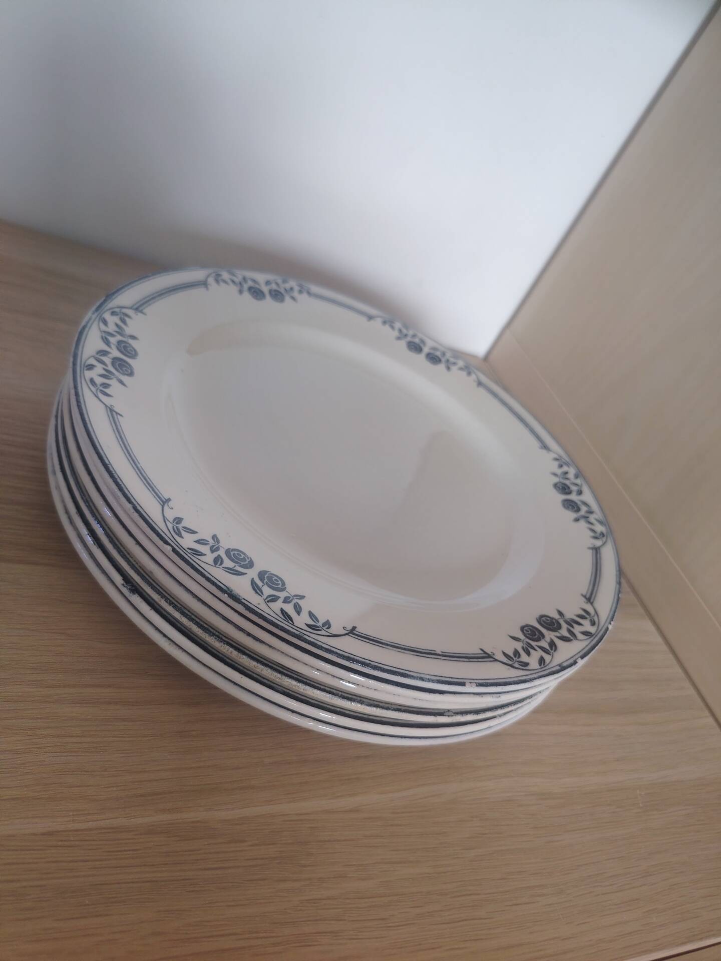 Flat plates ironstone Saussure