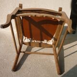 Low back armrest chair