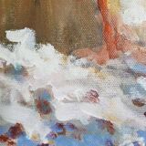 Seascape on canvas