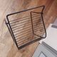 Black wire stool
