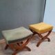 Pair of X-shaped stool