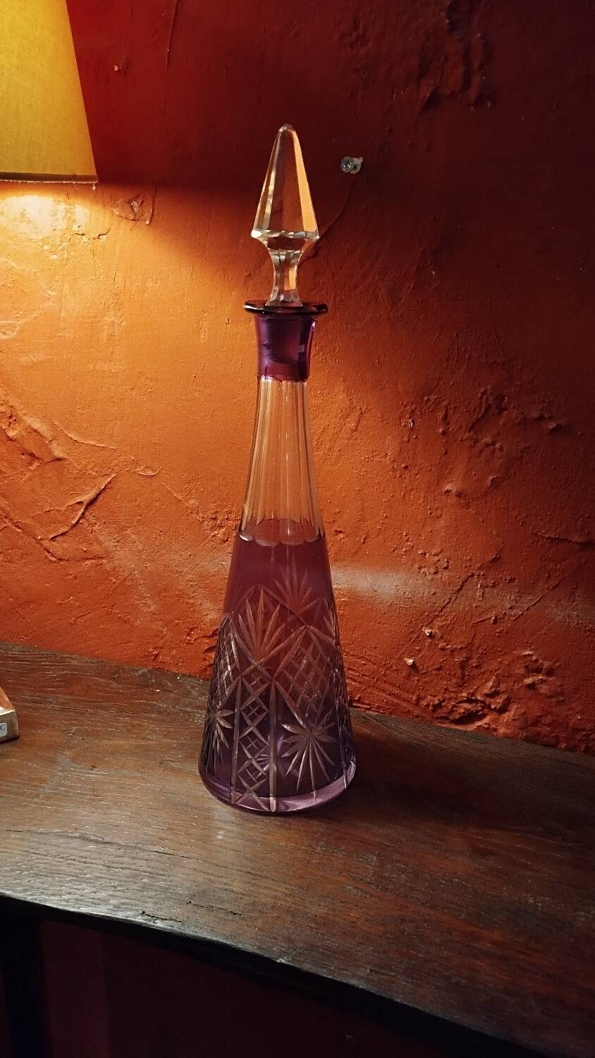 Bohemian crystal carafe