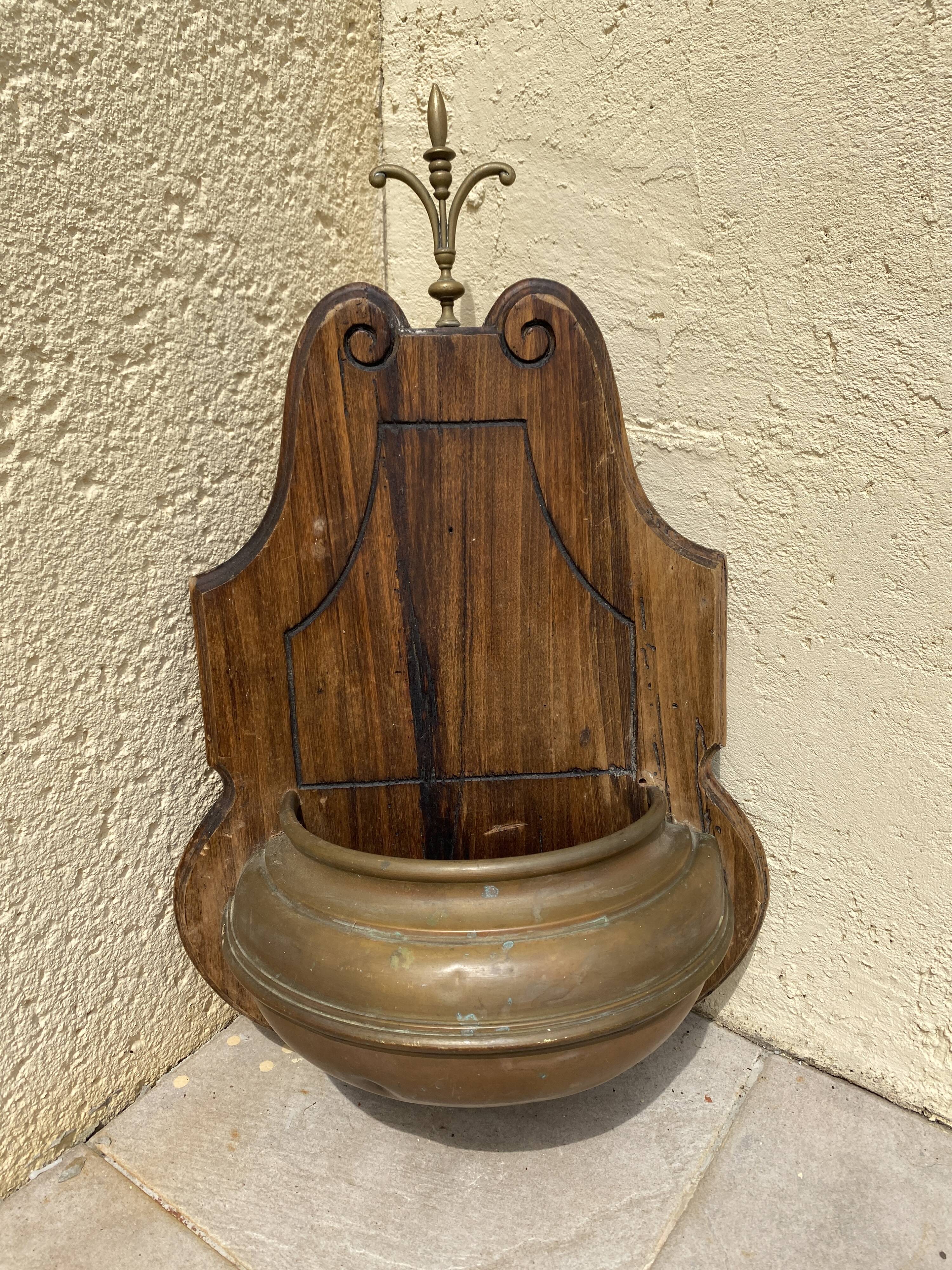 Cache pot copper fleur de lys