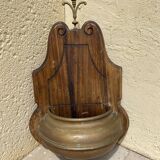 Cache pot copper fleur de lys