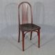 Set of 4 bistro chairs 1910/1930 curved wood, thonet, fischel etc