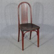 Set of 4 bistro chairs 1910/1930 curved wood, thonet, fischel etc