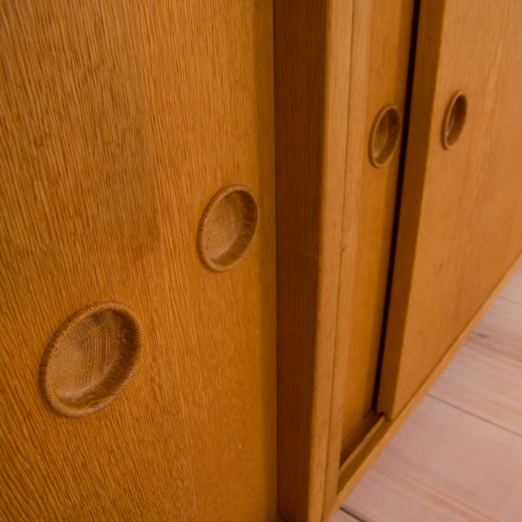 Modular oak shelving unit by Borge Mogensen for Karl Andersson & Soner