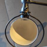 Workshop lamp Jieldé 2 industrial arm patina graphite rifle barrel