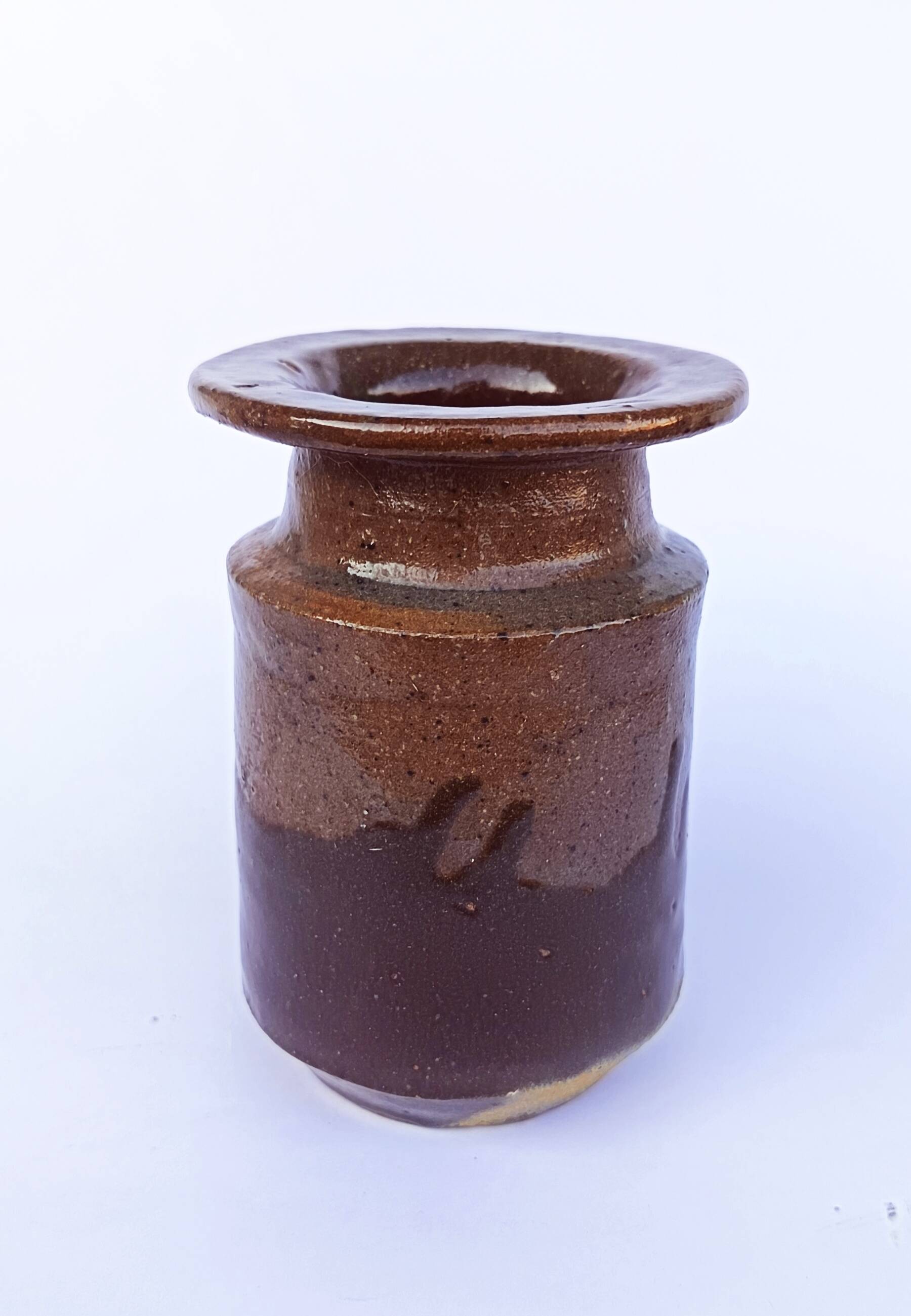 Stoneware vase by Eugène Lion, Saint-Amand-en-Puisaye