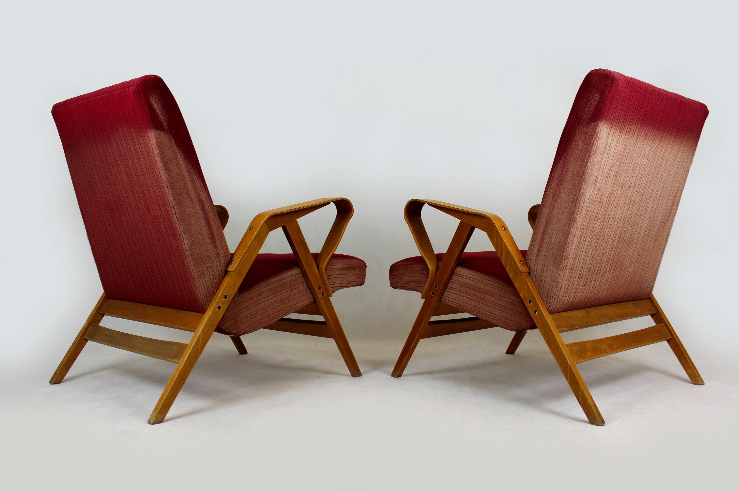 Mid-Century Armchairs from Tatra, 1960s, Set of 2