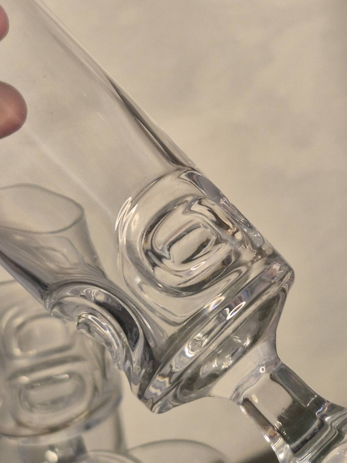 Vintage stemmed glasses