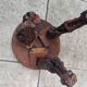 Tabouret pieds de vigne vintage