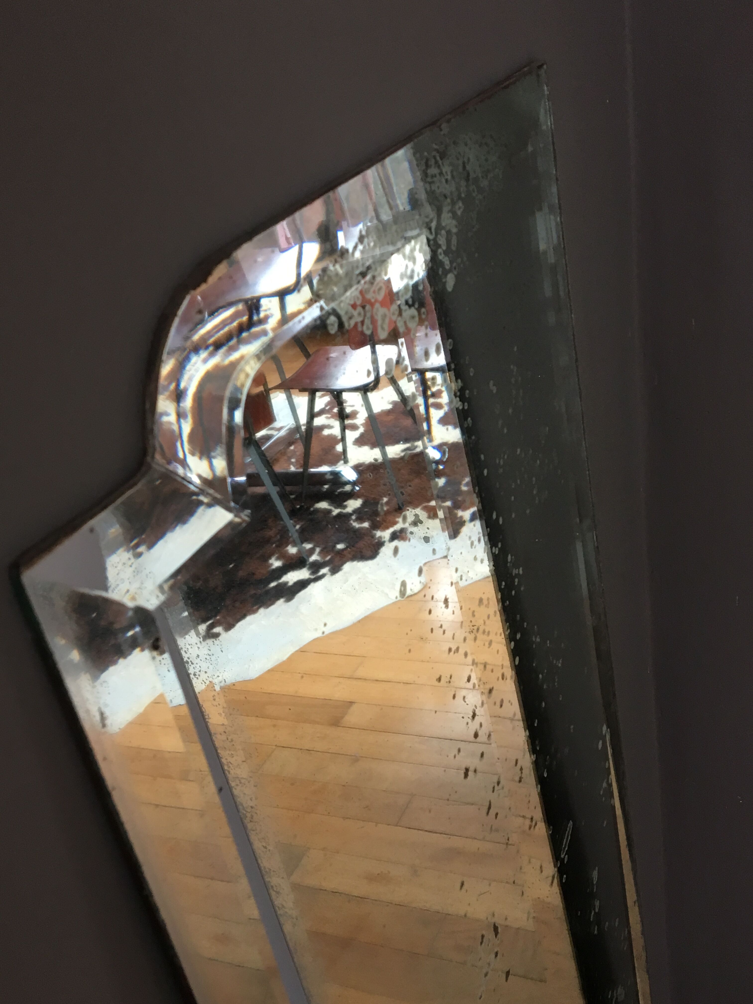 Bevelled mirrors 151x74cm