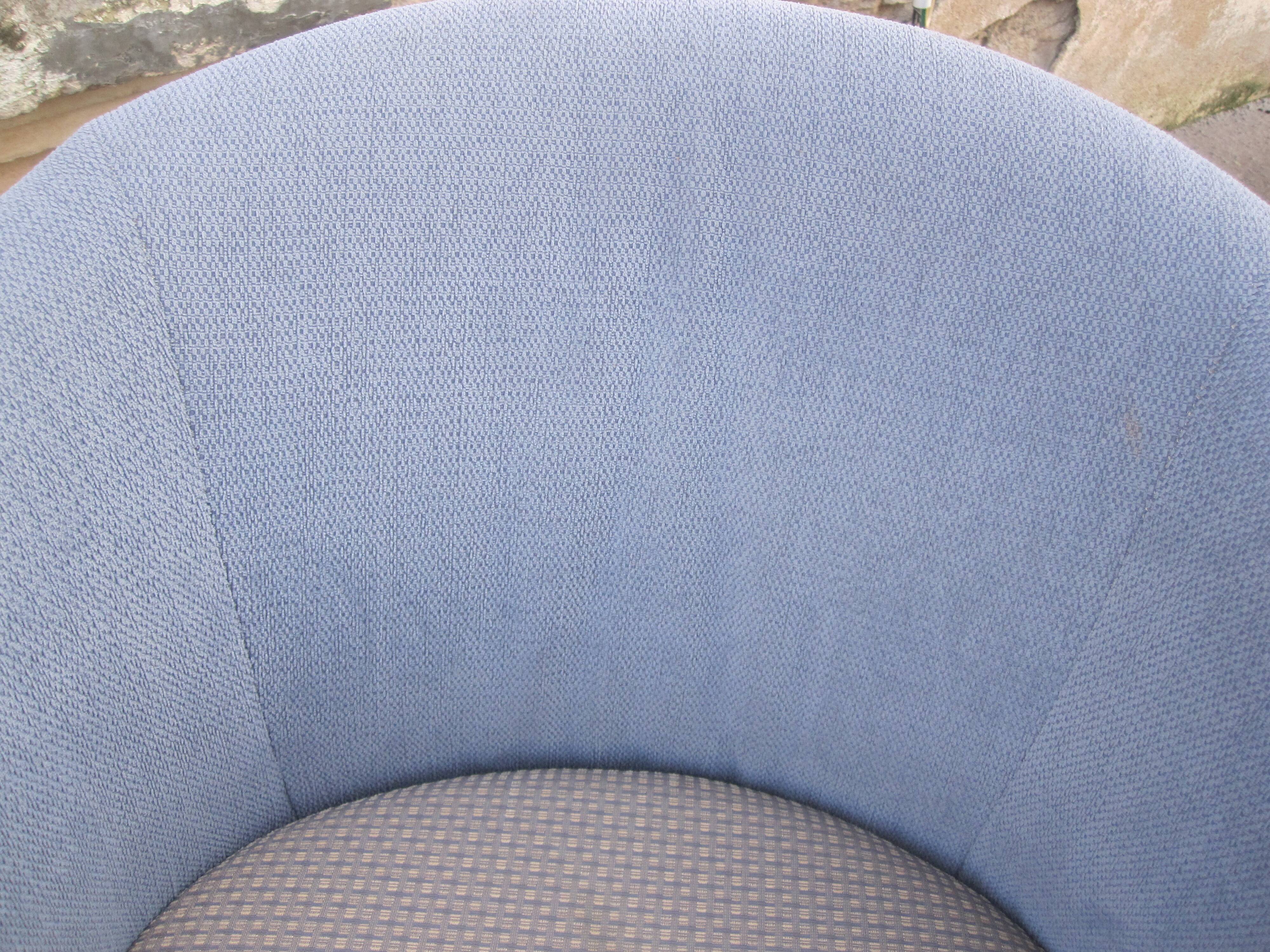Pair of club style armchairs