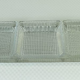 Plateau Günter Kupetz WMF Cromargan en verre et plastique