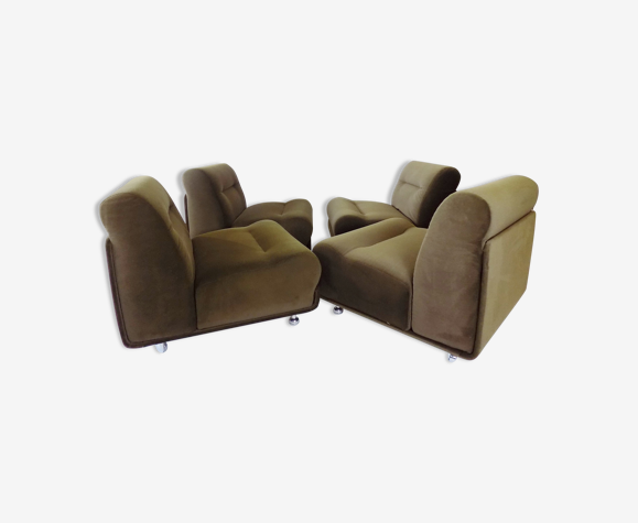 Ensemble de 4 chauffeuses modulaires de Jo Otterpohl, COR Concha