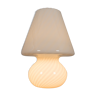 Lampe de table Big Mushroom Venini, verre tourbillonnant de Murano, Italie des années 1960