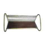 Vintage rattan shelf