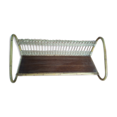 Vintage rattan shelf