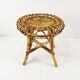 Rattan and bamboo stool, designed by Franco Albini, Italy, 1960s