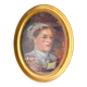 Antique Portrait Oil Painting With Wooden gilded frame 58cm x 45cm