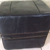 Pouf carre all leather