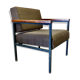 Armchair metal and teak 1950