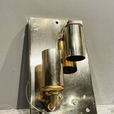 Pair of Sciolari style crystal sconces