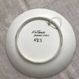 Old ceramic dish Valauris. Butterfly dish.