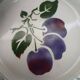 8 antique earthenware dessert plates