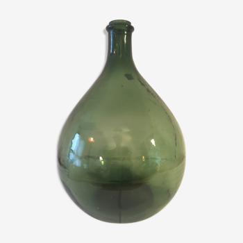 Dark green demijohn 5l