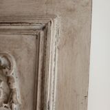 Old patinated door decorative wood room