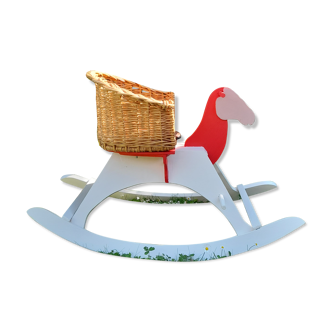 Cheval en bois vintage