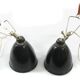 Set of two HALA clamp lamps from the 1950s, Dutch design.