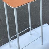 Bar tabou Adam stool white and leather