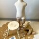 Tabouret tripode vintage