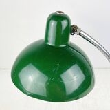 Mid-century green metal ministerial desk lamp by A. R. Torino, Italy, 1950s.