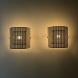Pair of Shogun Wall Sconces by Mario Botta for Artemide, 1980