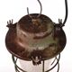 Industrial cage lamp green