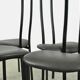 Lot de 4 chaises de salle à manger postmodernes italiennes par Maurizio Cattelan, années 1980