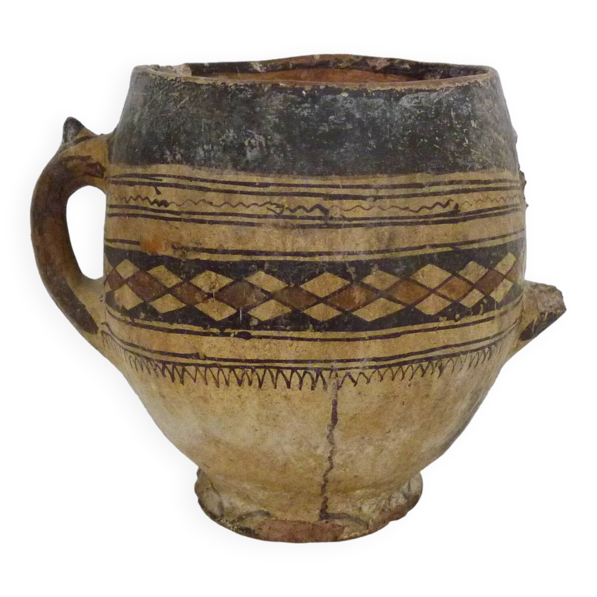 Iddeqi Kabyle pottery, Kabyle, Berber. Kabyle folk art. 30s 40s