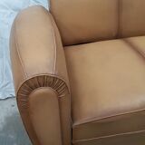 Vintage convertible moustache club sofa