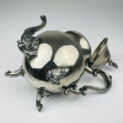 Copper and silver teapot by Theodore B. Starr, USA, 1890s.