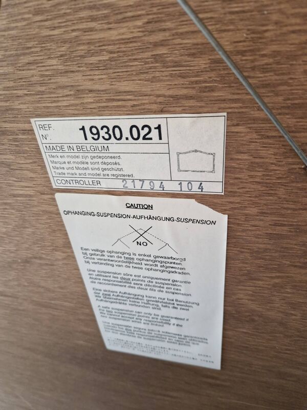 Miroir Doré ancien Deknut  style baroque