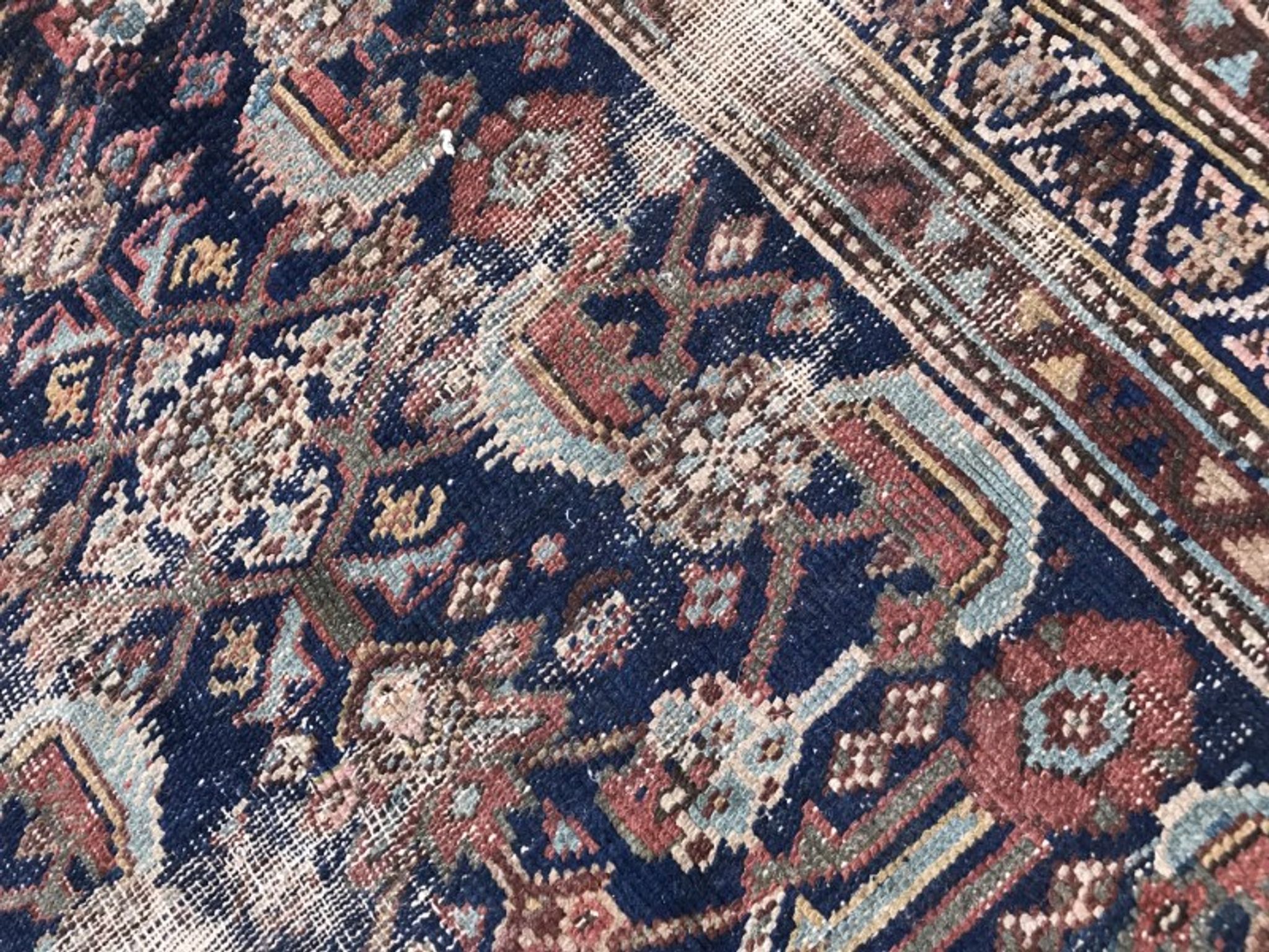 Former carpet Persian Ferahan 19th century handmade 90 X 125 CM