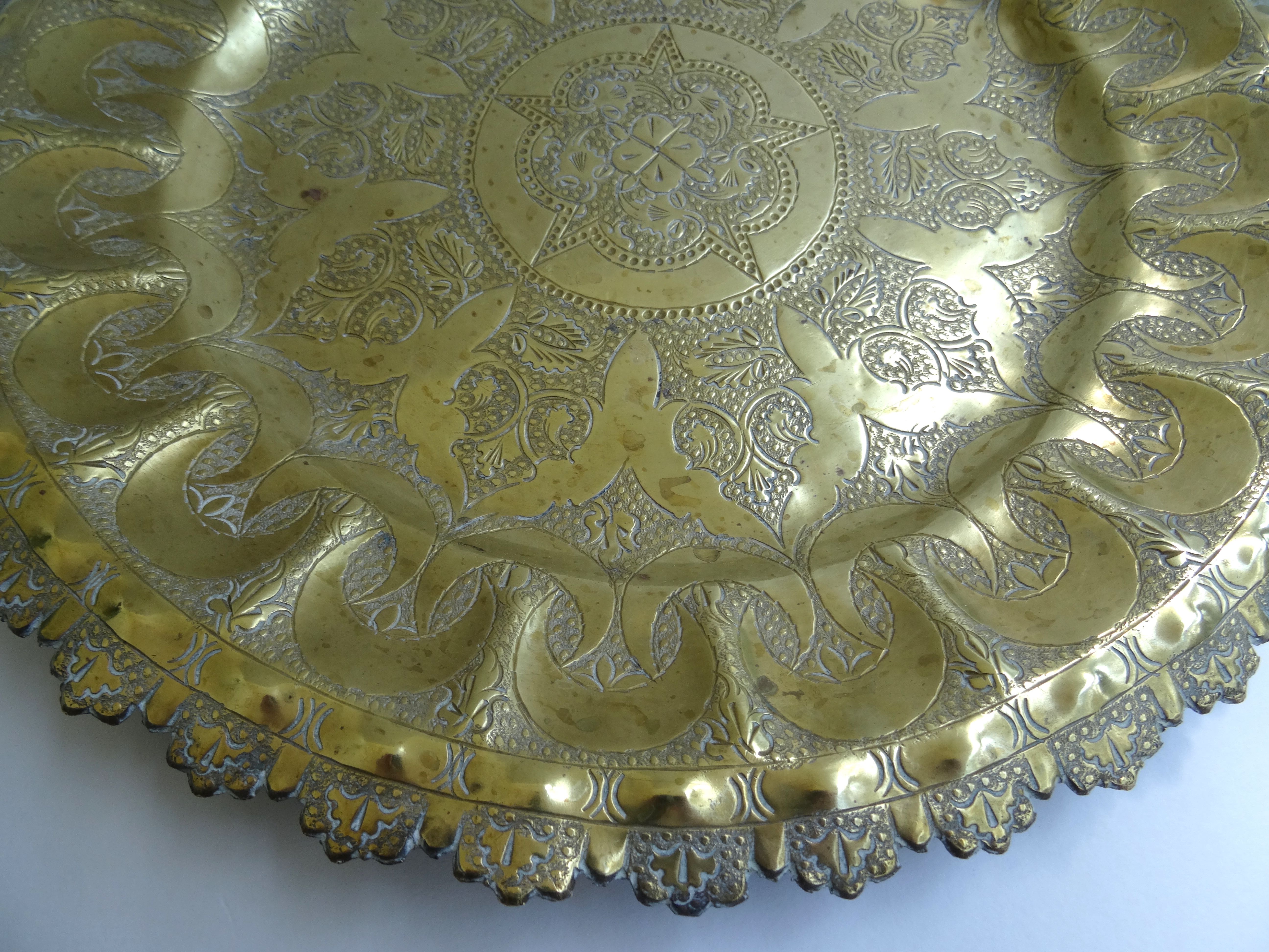 Brass tray