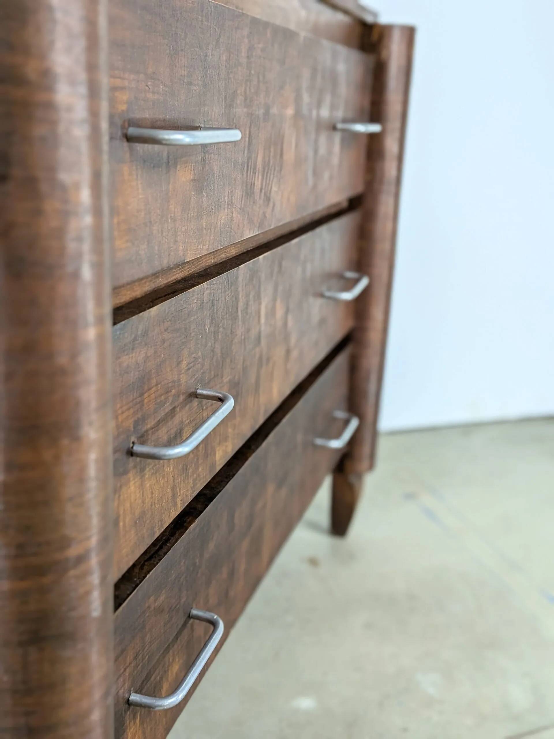Vintage 1950s chest of drawers – Art Deco style