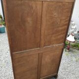 50s double curtain filing cabinet