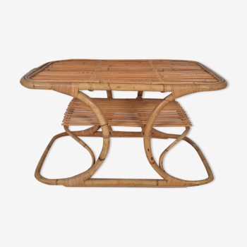 Rattan coffee table