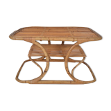 Rattan coffee table